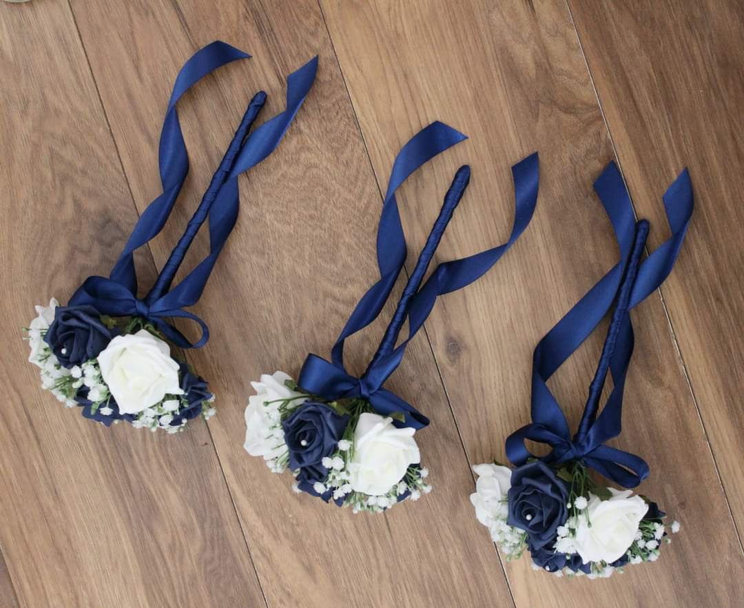 The Amy Rose Flower Girl Wand