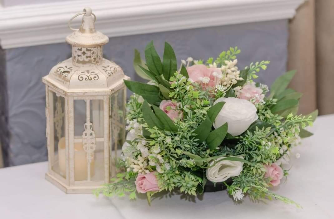 The Bespoke Table Centrepieces. Made To Match The Bouquets In Your Box