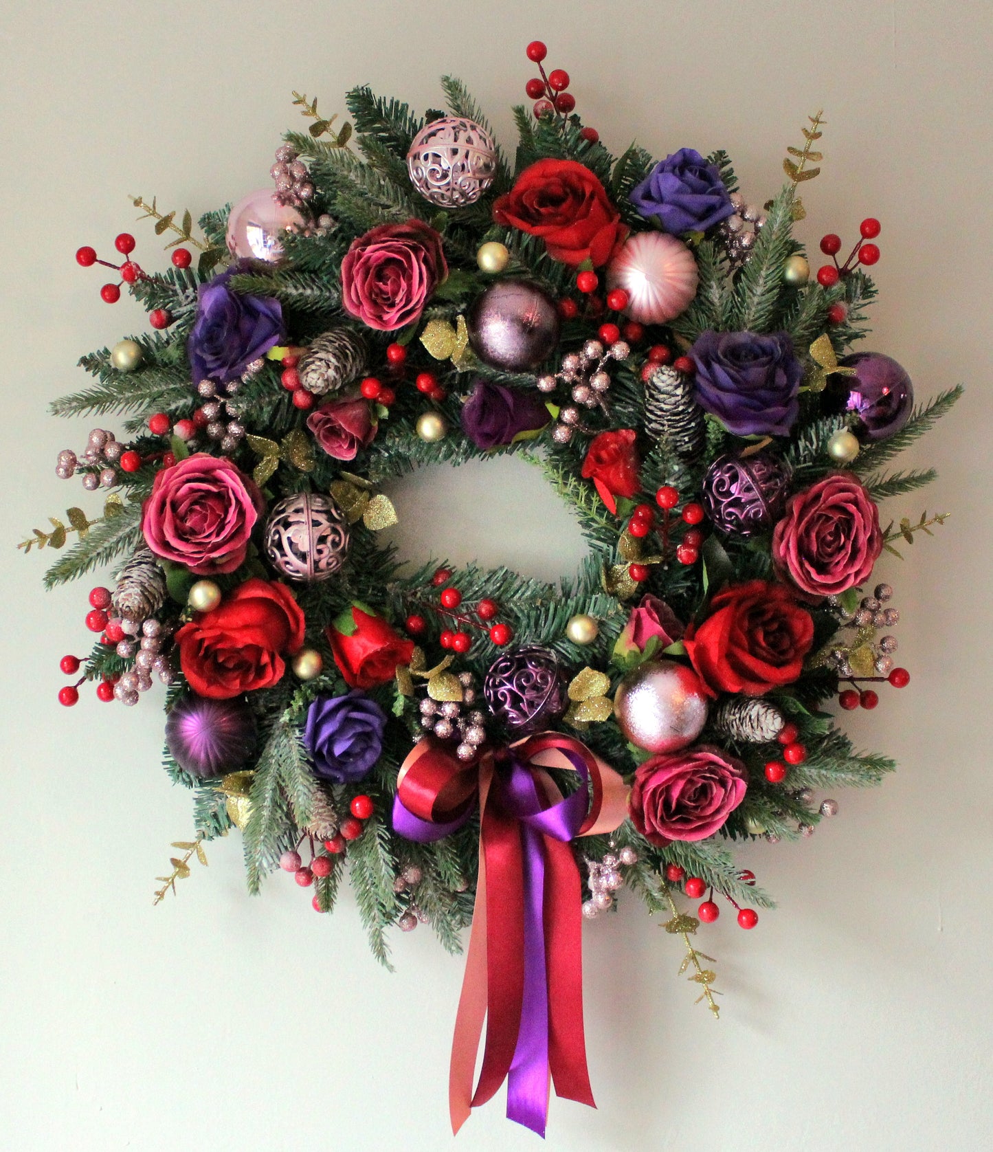 Sugarplum Dreams Door Wreath 60cm