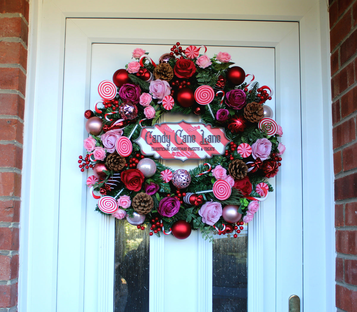Pink Candy Shop Door Wreath 60cm