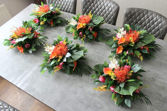 The Gemma Tropical Table Centrepieces