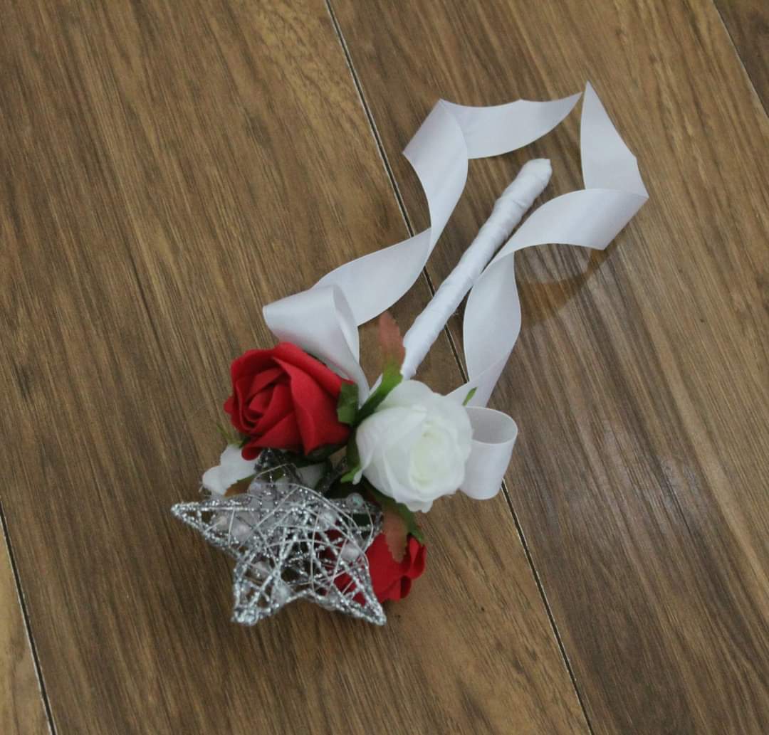 The Helena Star Flower Girl Wand
