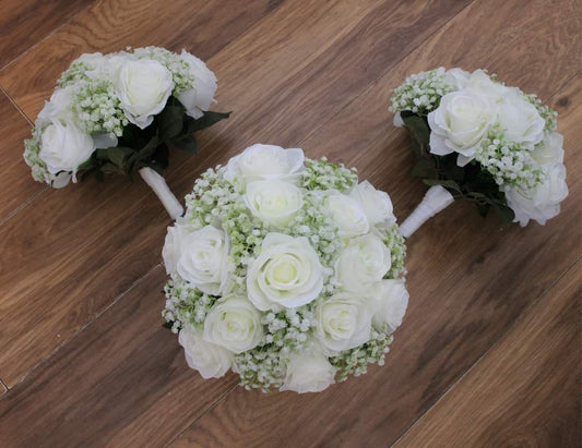 The Gypsophilia and Rose Bouquet