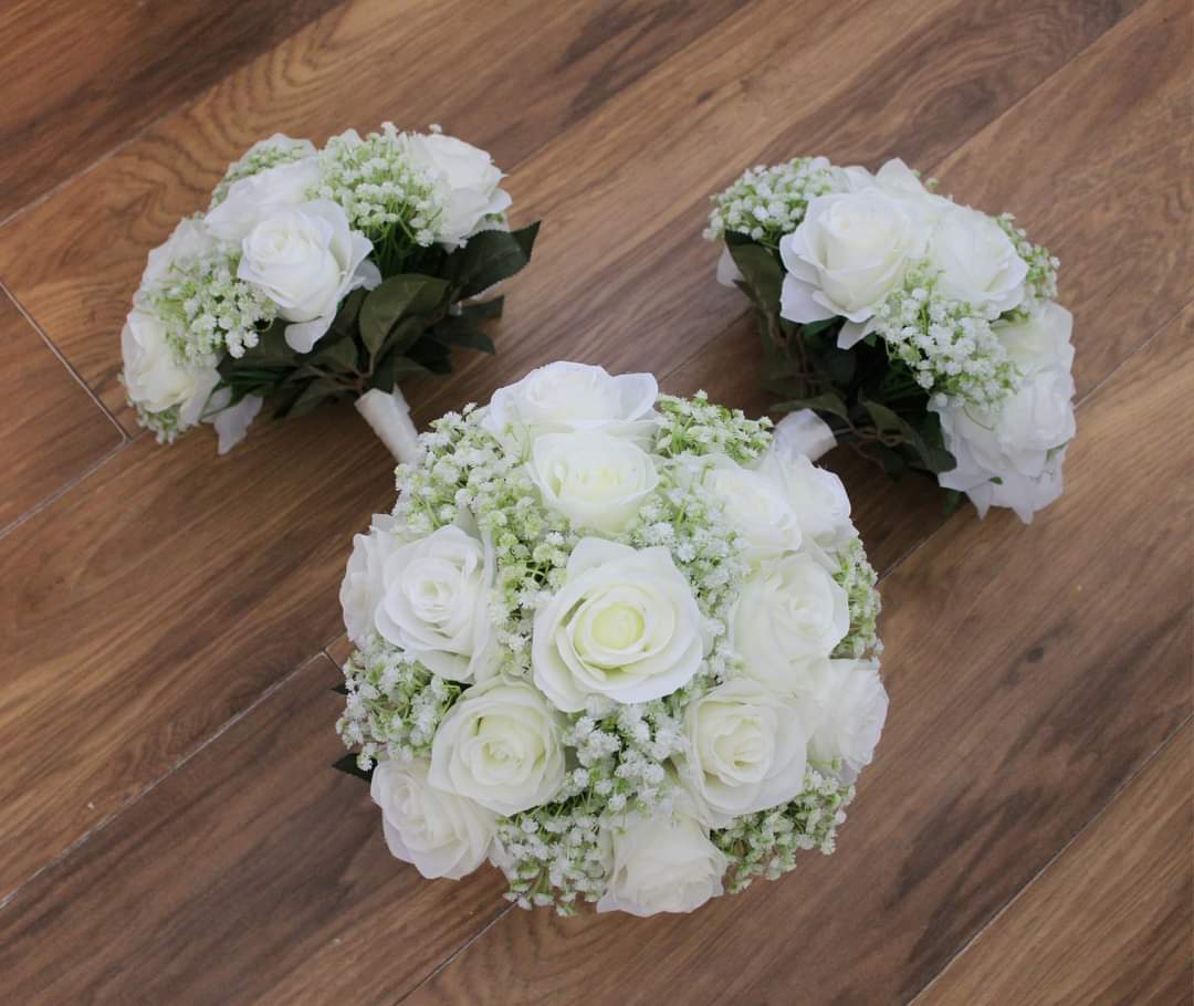 The Gypsophilia and Rose Bouquet