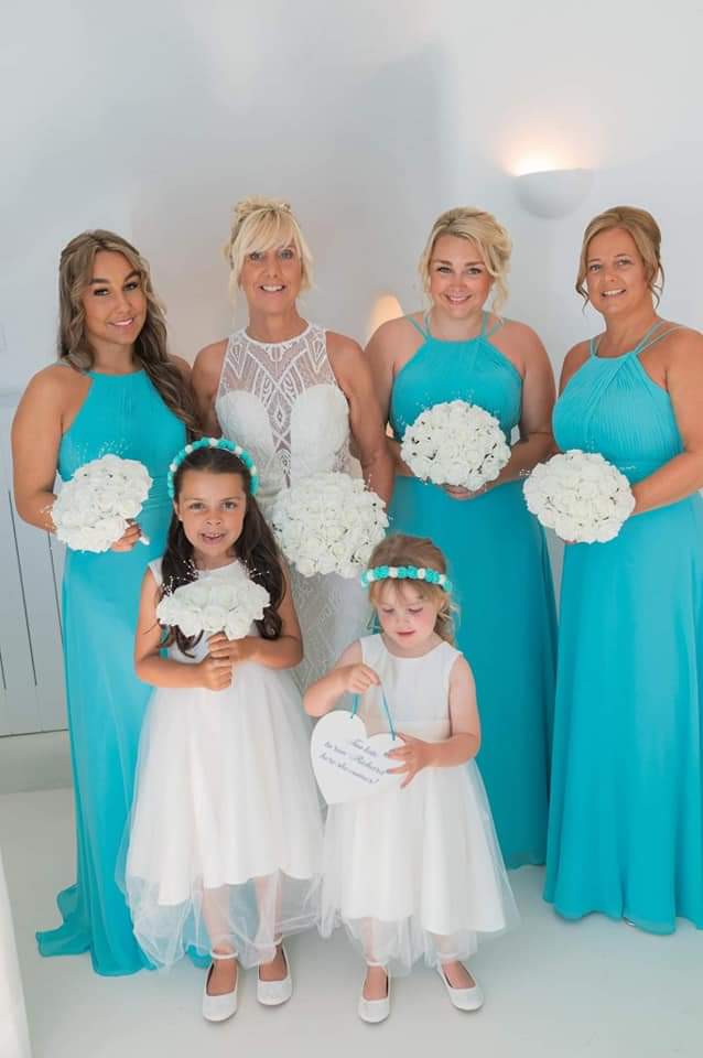 The Jackie Flower Girl Rose Headband