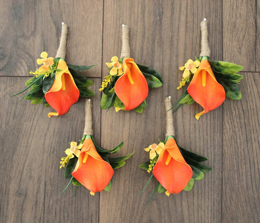 The Gemma Tropical Buttonhole