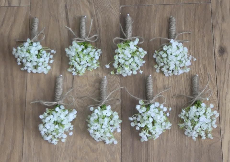 The Gypsophilia Buttonhole