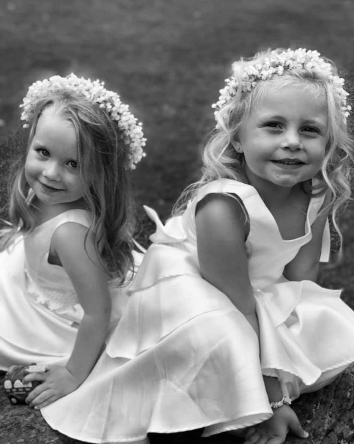 The Gypsophilia and Rose Flower Crown