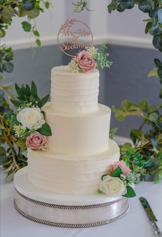 The Bespoke Cake Arrangements. Made To Match The Bouquets In Your Box