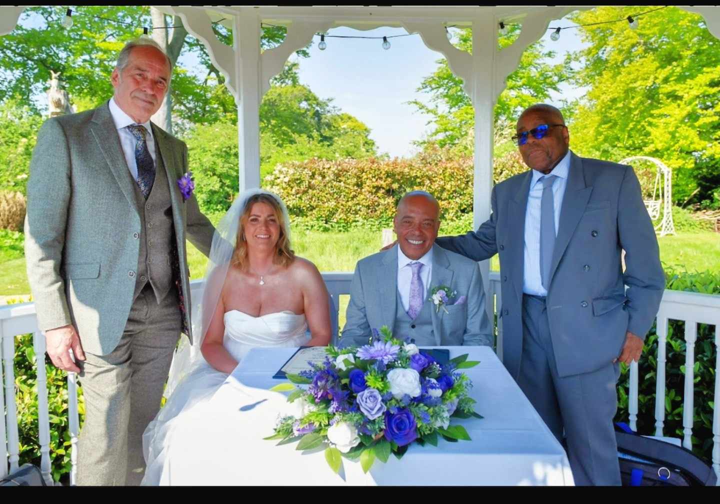 The Bespoke Table Centrepieces. Made To Match The Bouquets In Your Box