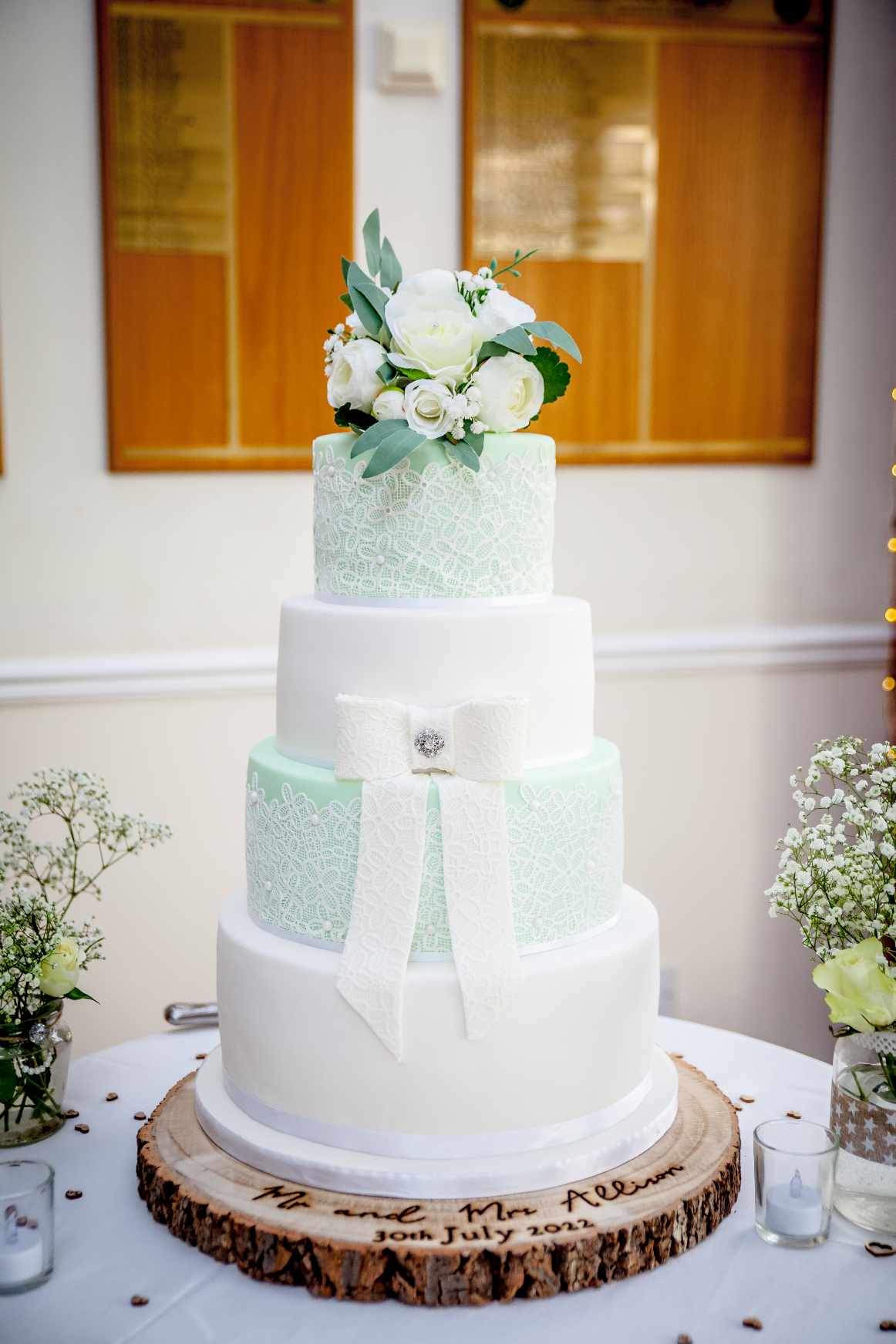 The Bespoke Cake Arrangements. Made To Match The Bouquets In Your Box