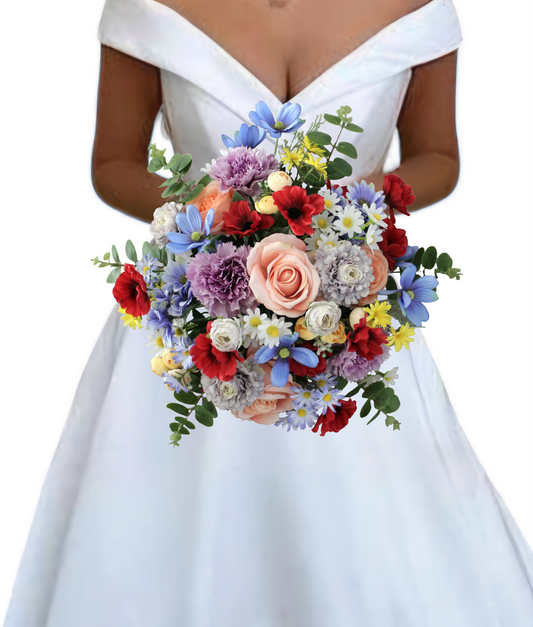 The Rose Wildflower Bouquet