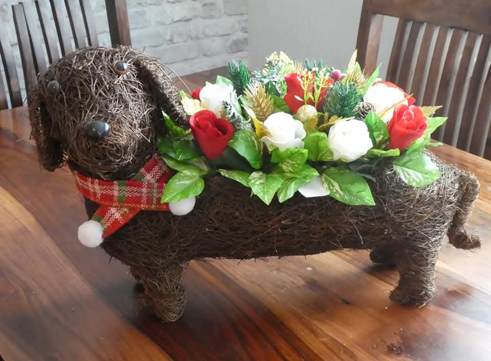 Sausage Dog Planter