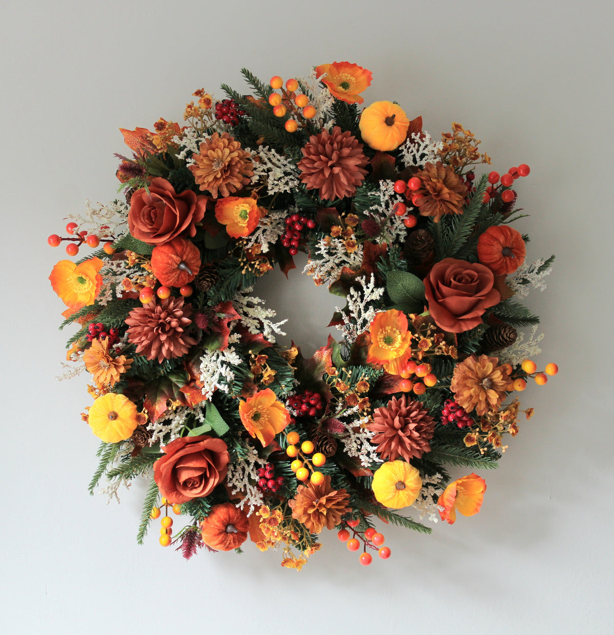 Pumpkin Spice Deluxe Door Wreath
