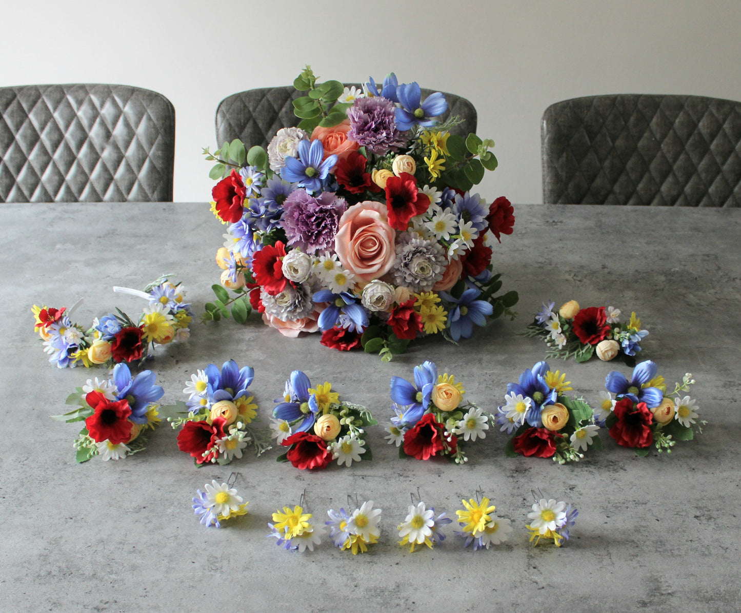 The Rose Wildflower Bouquet