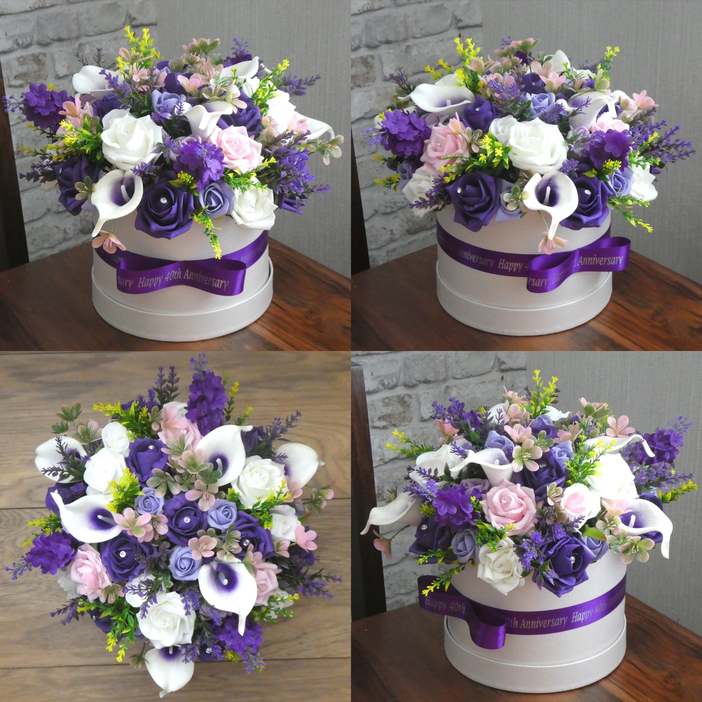 Bespoke Hat Box - Made To Match Your Bouquet