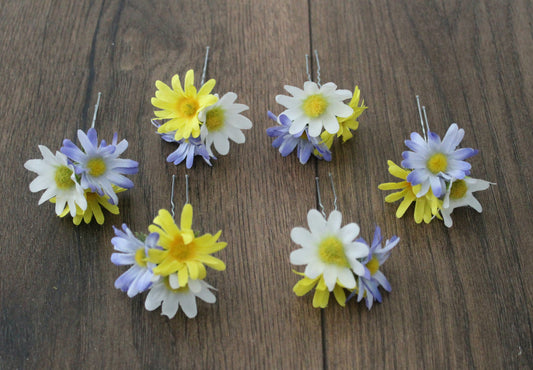 The Rose Wildflower Hair Grips