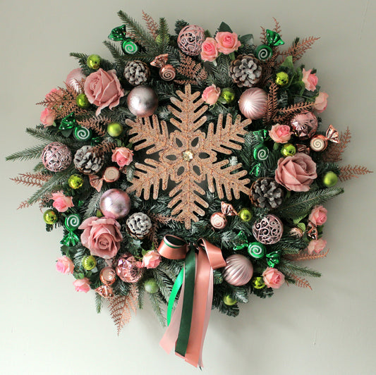 Santa Baby Deluxe Door Wreath