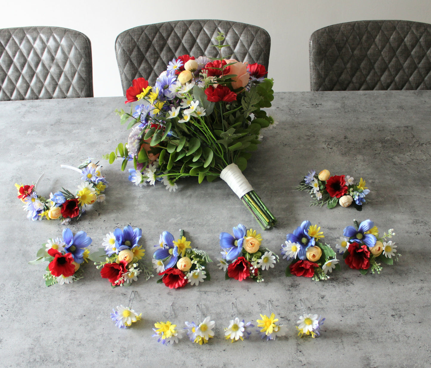 The Rose Wildflower Bouquet