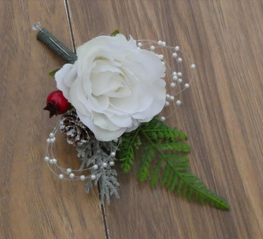 The Chloe Winter Pin On Corsage