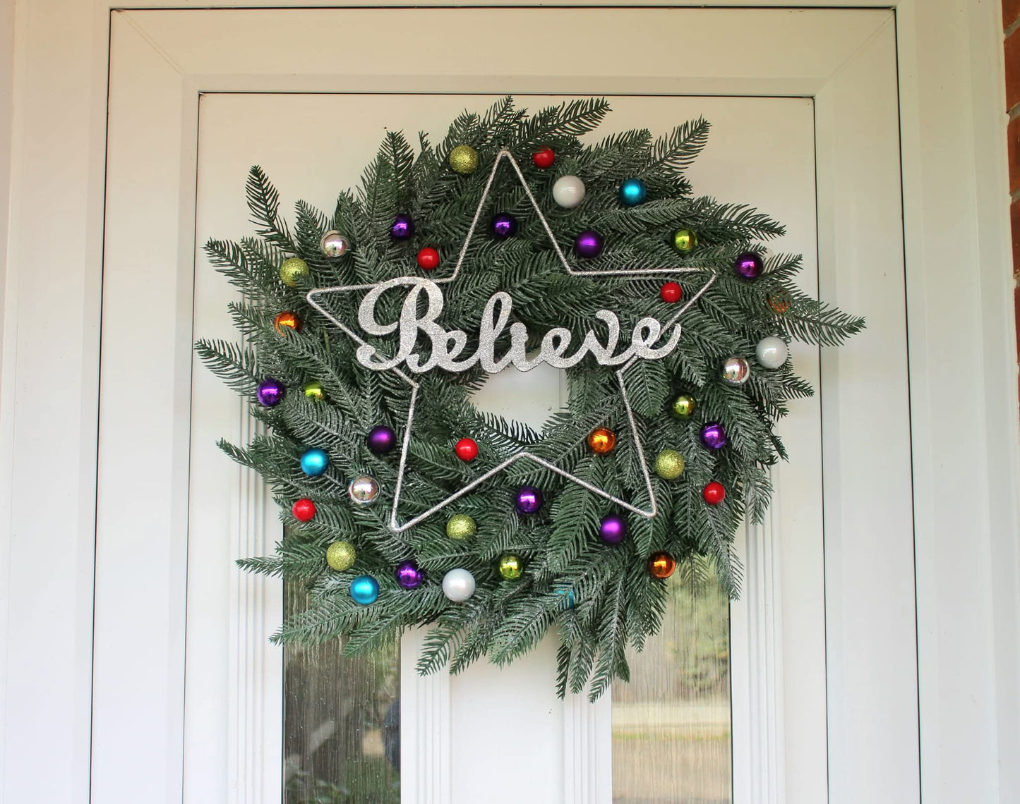 Believe In Magic Door Wreath