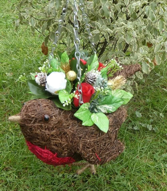 Hanging Basket Robin Planter
