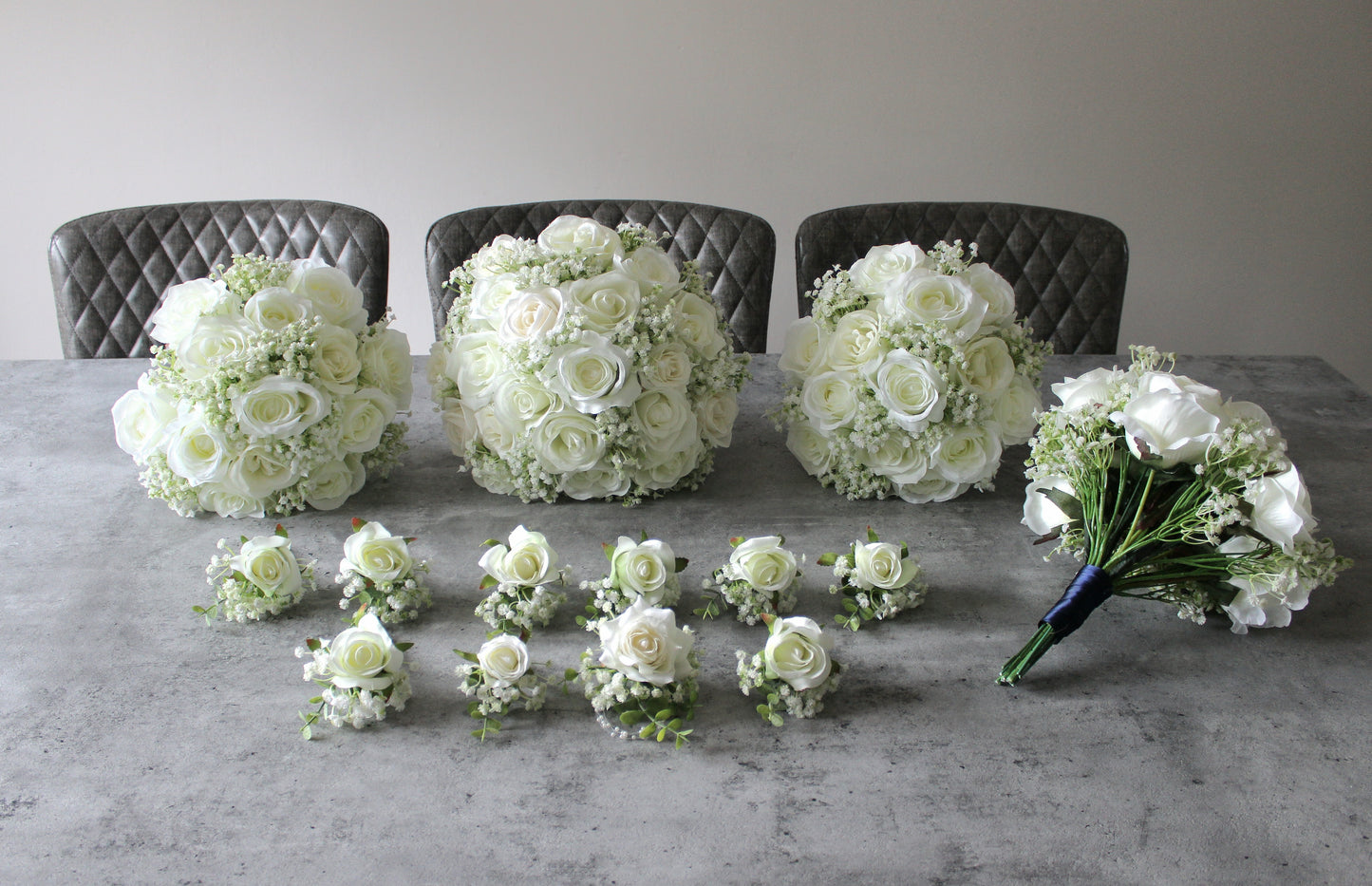 The Gypsophilia and Rose Bouquet