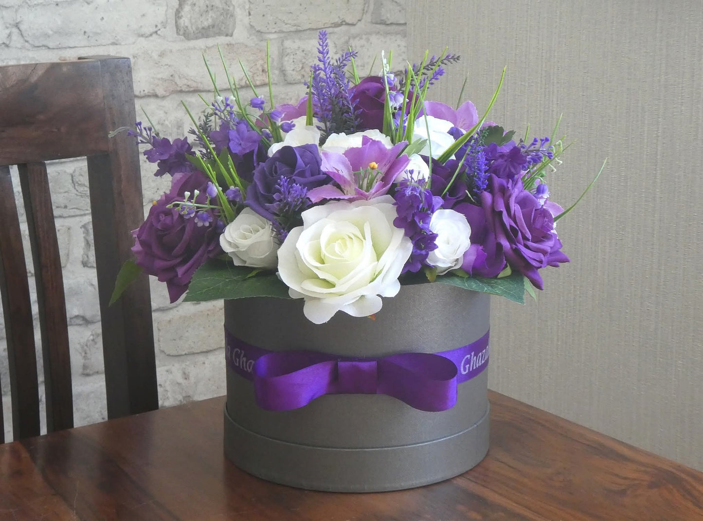 Bespoke Hat Box - Made To Match Your Bouquet
