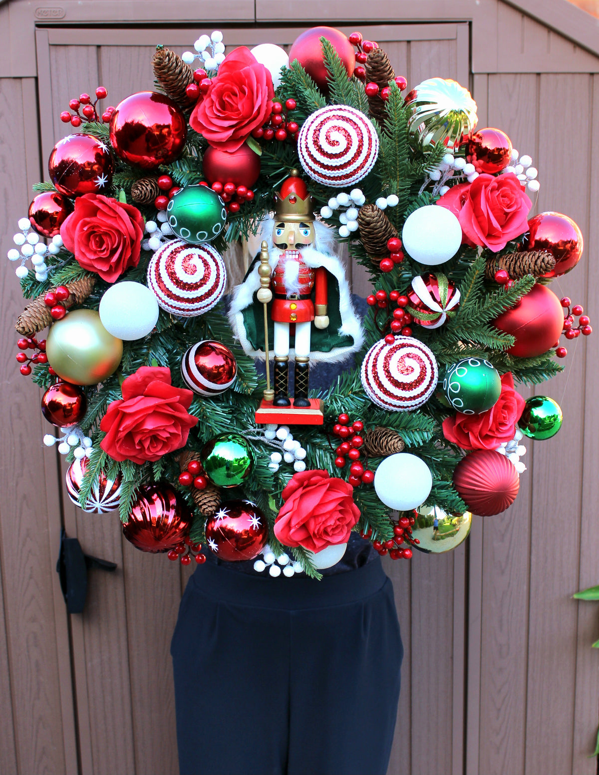 A Merry Nutcracker Deluxe Door Wreath 60cm